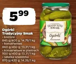 Netto Ogórki Tradycyjny Smak oferta