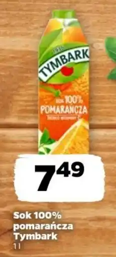 Netto Sok 100% pomarańcza Tymbark oferta