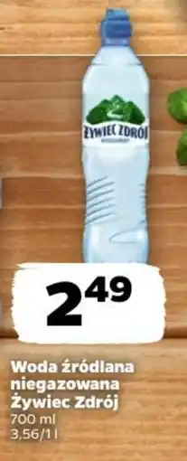 Netto Woda źródłana niegazowana Żywiec Zdrój oferta