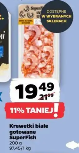 Netto Krewetki białe gotowane SuperFish oferta