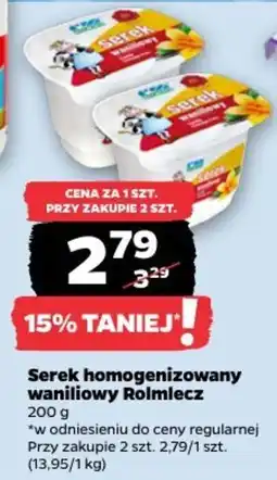 Netto Serek homogenizowany waniliowy Rolmlecz oferta