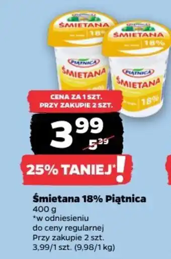 Netto Śmietana 18% Piątnica oferta