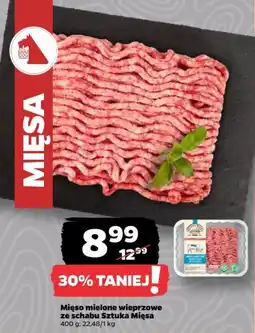 Netto Mięso mielone wieprzowe ze schabu Sztuka Mięsa oferta