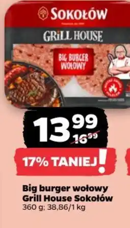 Netto Big burger wołowy Grill House Sokołów oferta