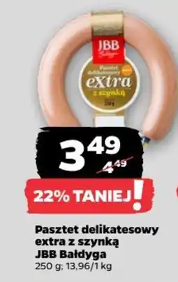 Netto Pasztet delikatesowy extra z szynką JBB Baldyga oferta