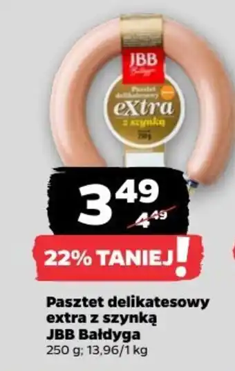 Netto Pasztet delikatesowy extra z szynką JBB Baldyga oferta