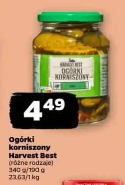 Netto Ogórki korniszony Harvest Best oferta