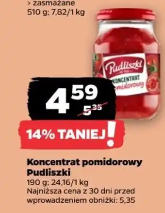 Netto Koncentrat pomidorowy Pudliszki oferta
