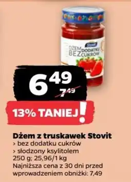 Netto Dżem z truskawek Stovit bez dodatku cukrów oferta