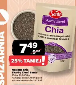 Netto Nasiona chia Skarby Ziemi Sante oferta