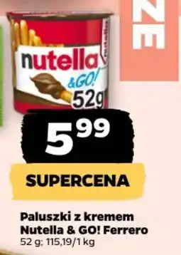 Netto Paluszki z kremem Nutella & GO! Ferrero oferta