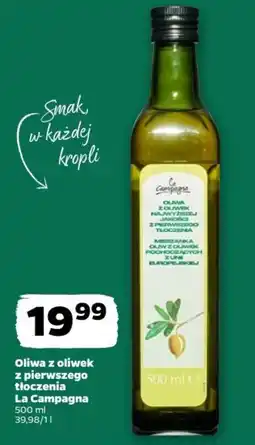 Netto Oliwa z oliwek z pierwszego tłoczenia La Campagna oferta