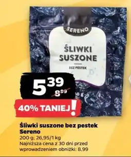 Netto Śliwki suszone bez pestek Sereno oferta