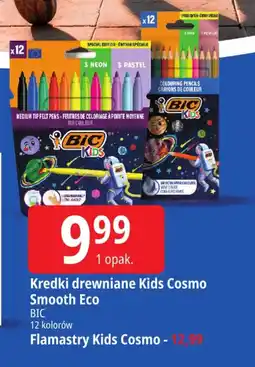 E.Leclerc Kredki drewniane Kids Cosmo Smooth Eco BIC oferta