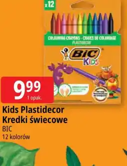 E.Leclerc Kids plastidecor kredki świecowe bic oferta