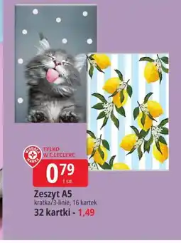 E.Leclerc Zeszyt a5 oferta
