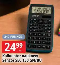 E.Leclerc Kalkulator naukowy Sencor SEC 150 GN/BU oferta