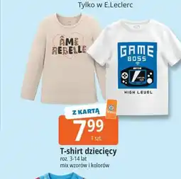E.Leclerc T-shirt dziecięcy oferta