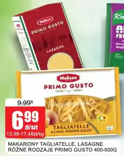 Bingo Makaron Tagliatelle, Lasagne Różne Rodzaje Primo Gusto oferta