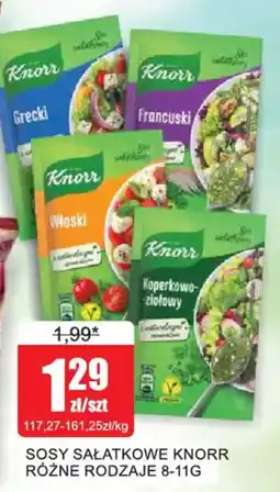 Bingo Sosy Sałatkowe Knorr oferta