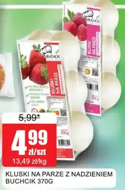 Bingo Kluski na parze z nadzieniem Buchcik oferta