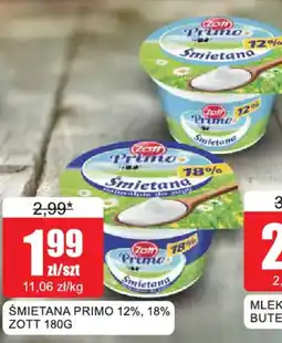 Bingo Śmietana Primo 12%, 18% oferta