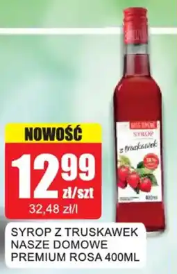 Bingo Syrop z Truskawek Nasze Domowe Premium Rosa oferta