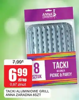 Bingo Tacki aluminiowe grill Anna Zaradna oferta