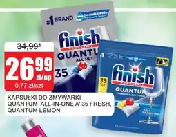 Bingo Kapsułki do zmywarki Quantum All-in-One A' 35 Fresh, Quantum Lemon oferta