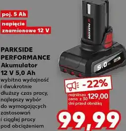 Kaufland PARKSIDE PERFORMANCE Akumulator 12 V 2,5 Ah oferta