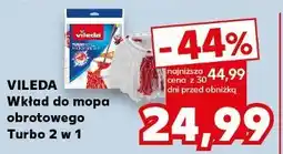 Kaufland Vileda Wkład do mopa obrotowego Turbo 2 w 1 oferta