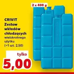 Kaufland Crivit Zestaw wkładów chłodzących wielokrotnego użytku oferta