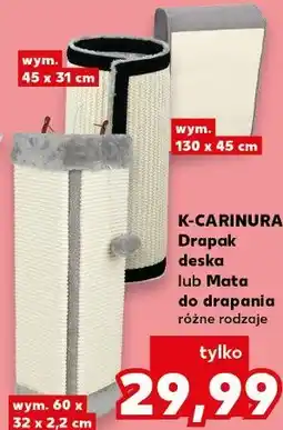 Kaufland K-CARINURA Drapak deska lub Mata do drapania oferta