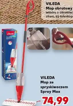 Kaufland Vileda Mop ze spryskiwaczem Spray Max oferta