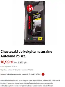 Orlen Chusteczki do kokpitu naturalne Autoland 25 szt oferta