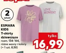 Kaufland ESMARA KIDS T-shirty dziewczęce, 2 sztuki oferta