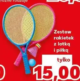 Kaufland Zestaw rakietek z lotką i piłką oferta