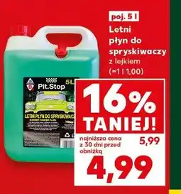 Kaufland Pit Stop Letni płyn do spryskiwaczy z lejkiem oferta