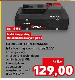 Kaufland Parkside inteligenty akumulator 20 v oferta