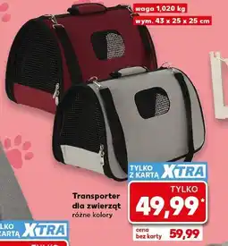 Kaufland Transporter dla zwierząt oferta
