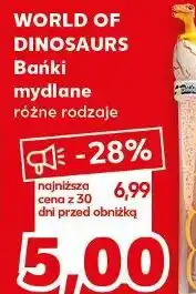 Kaufland WORLD OF DINOSAURS Bańki mydlane oferta