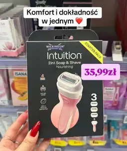 Rossmann Maszynka do golenia Wilkinson Sword Intuition 2in1 Soap & Shave Nourishing Starter Pack oferta