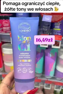 Rossmann OnlyBio Hair in Balance Blond Odżywka ochładzająca kolor włosów oferta