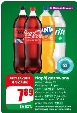 Dino Napój gazowany Coca-Cola, Fanta, Sprite oferta