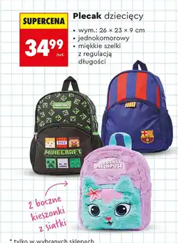 Biedronka Plecak Minecraft oferta