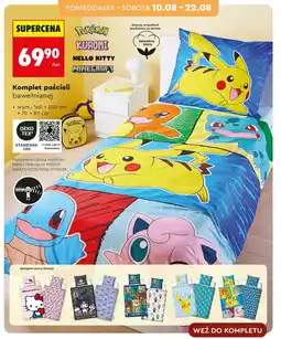 Biedronka Komplet pościeli Pokemon oferta