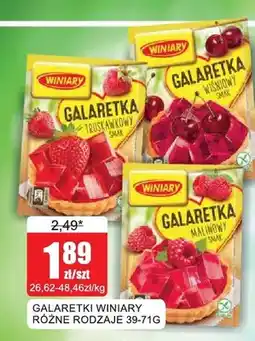 Bingo Galaretka o smaku malinowym Winiary oferta