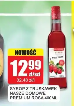 Bingo Syrop truskawkowy Nasze Domowe Premium Rosa oferta
