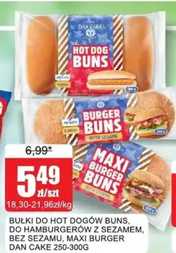 Bingo Bułki do hot dogów buns Dan Cake oferta