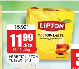 Bingo Herbata ekspresowa Lipton Yellow Label oferta